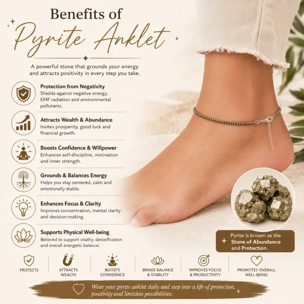 Raw_Pyrite_Anklet_For_Women