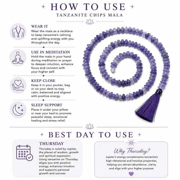 Tanzanite_Chips_Mala