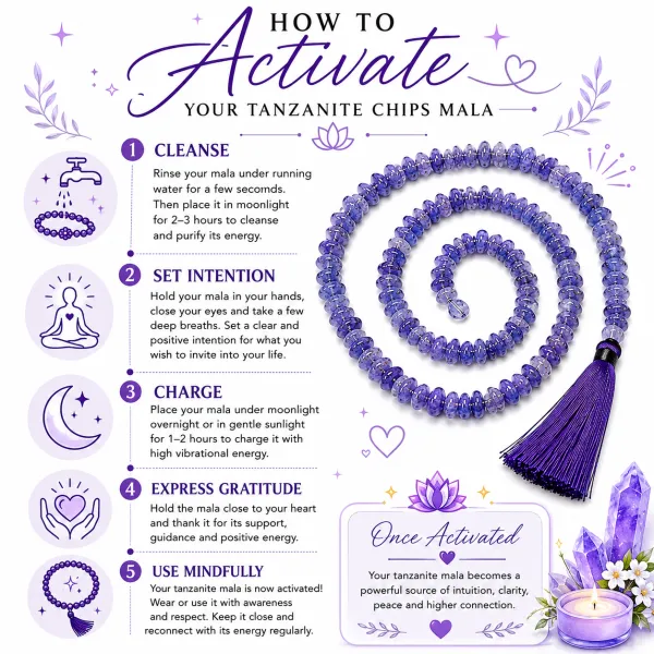 Tanzanite_Chips_Mala
