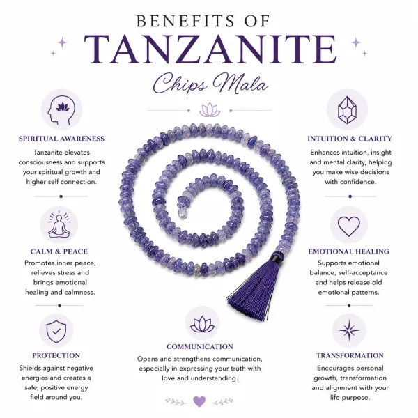 Tanzanite_Chips_Mala
