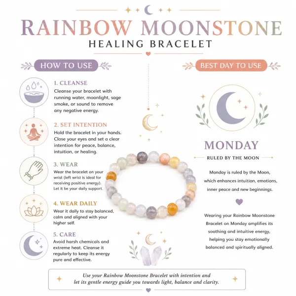 Rainbow_Moonstone_Bracelet_8Mm_For_Women