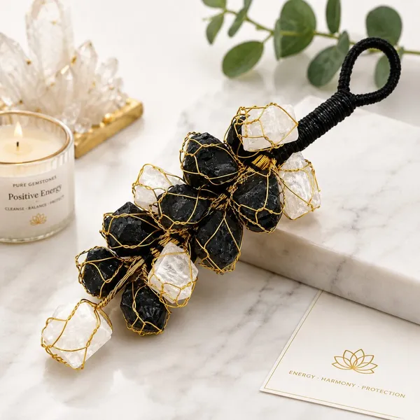 Black_Tourmaline_&_Selenite_Hanging_For_Home_And_Office