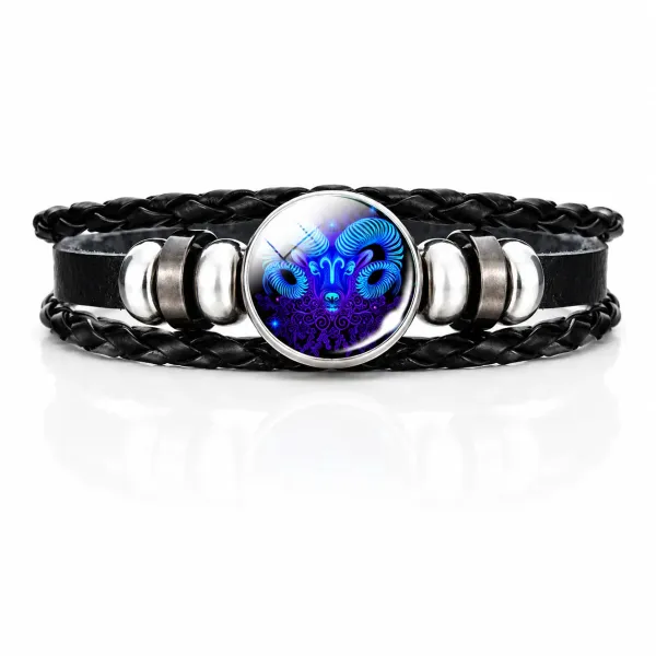 Zodiac_Constellation_Leather_Bracelet_�_Adjustable_Braided_Astrology_Bracelet