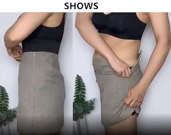 KROYWEN_Women_Nylon_Shapewear_Tummy_Control_Waist_Belt_Trimmer_and_Slimming_Body_Shaper_Post_Pregnancy_Belt_for_Belly_Stomach_(XL,_Black)