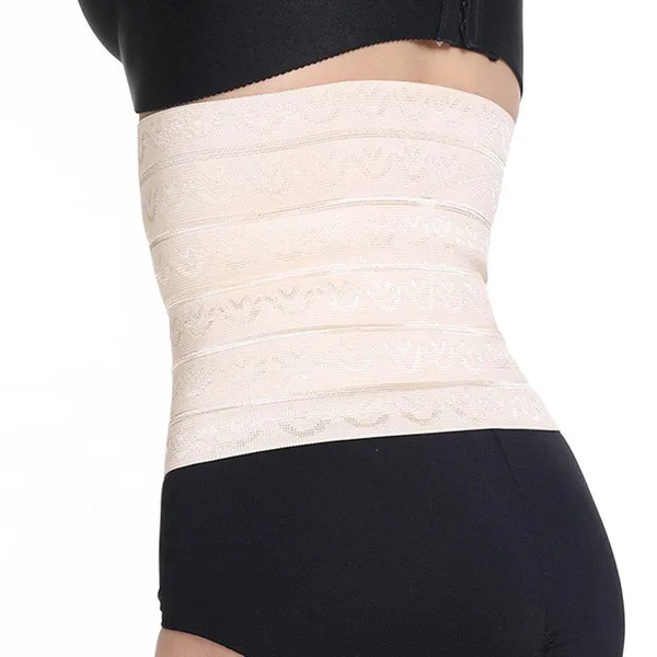 KROYWEN_Tummy_Grip_Belt_Waist_Trainer_Trimmer_and_Slimming_Corset_3_Hooks_Girdle_with_Wire_Support_Beige_(L,_Beige)