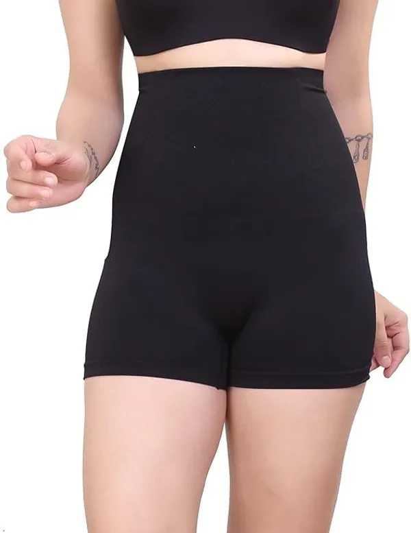 KROYWEN_4-in-1_Shaper_-_Tummy,_Back,_Thighs,_HIPS_-_Efffective_Seamless_Tummy_Tucker_Shapewear-_Women�s_Control_Body_Shaper_Beige_Color__Fit_Size_30_to_38_(Black)