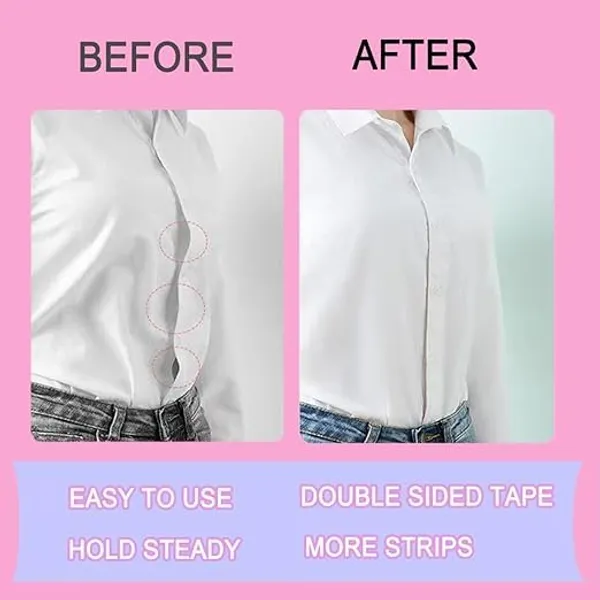 KROYWEN_Double_Sided_Tape_for_Fashion,_Clothing_and_Body_-_36_Strips_|_All_Day_Strength_Invisible_Dress_Tape_for_women_|_Gentle_to_stick_on_Skin_and_clothes