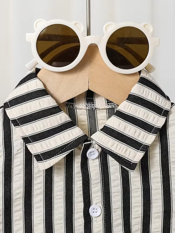 Baby_Boys_Black_&_White_Striped_Shirt_and_Shorts_Co-Ord_Set_|_Short_Sleeve_Collared_Outfit