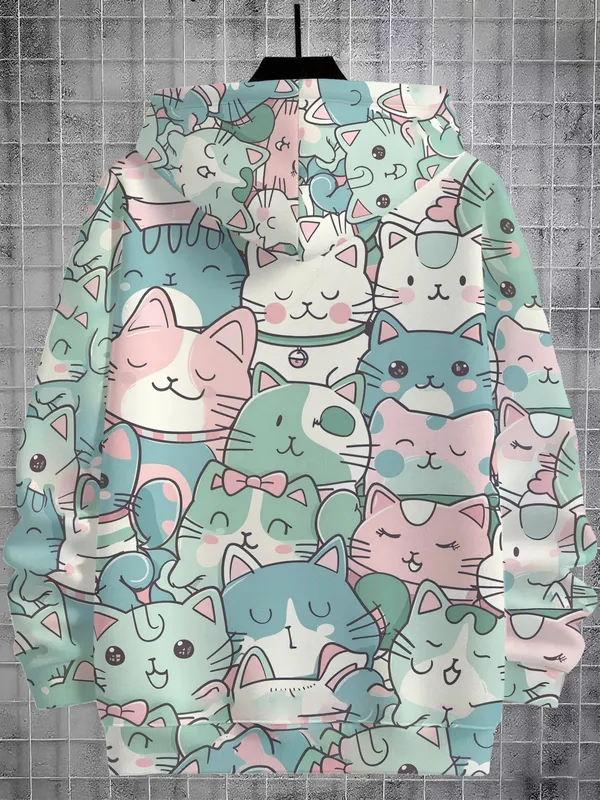 Cute_Cat_Print_Kids_Hooded_Jacket_|_Trendy_Full-Sleeve_Zip-Up_Hoodie_for_Kids_🐱💗