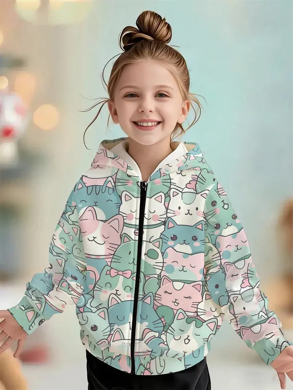 Cute_Cat_Print_Kids_Hooded_Jacket_|_Trendy_Full-Sleeve_Zip-Up_Hoodie_for_Kids_🐱💗