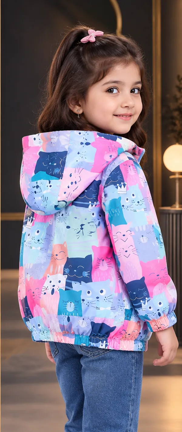 Cute_Cat_🐱_Print_Kids_Hooded_Windbreaker_Jacket_–_Lightweight_Stylish_Zip-Up_Jacket_🌸💖🐾