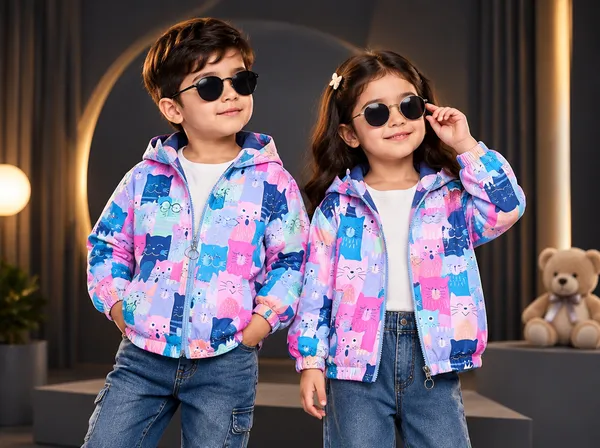 Cute_Cat_🐱_Print_Kids_Hooded_Windbreaker_Jacket_–_Lightweight_Stylish_Zip-Up_Jacket_🌸💖🐾
