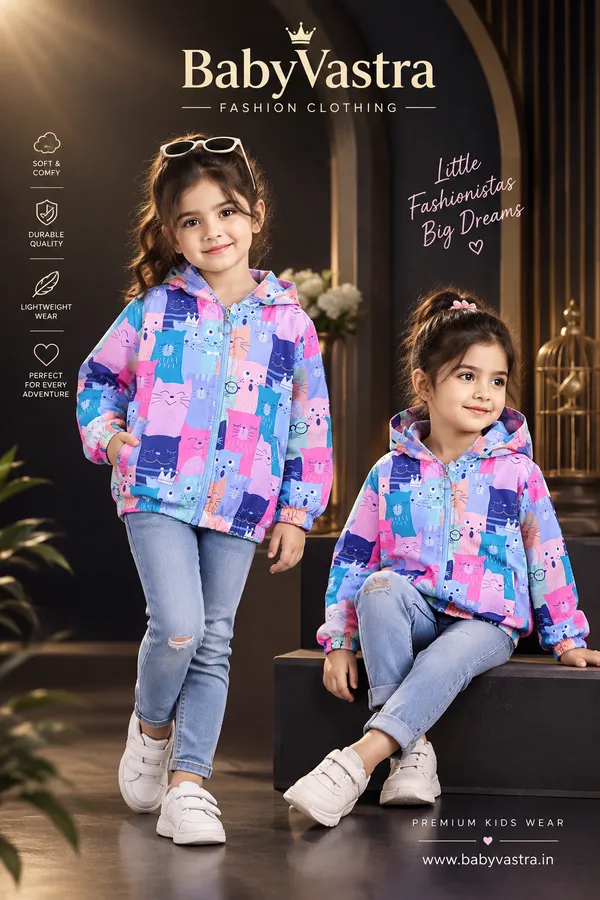 Cute_Cat_🐱_Print_Kids_Hooded_Windbreaker_Jacket_–_Lightweight_Stylish_Zip-Up_Jacket_🌸💖🐾
