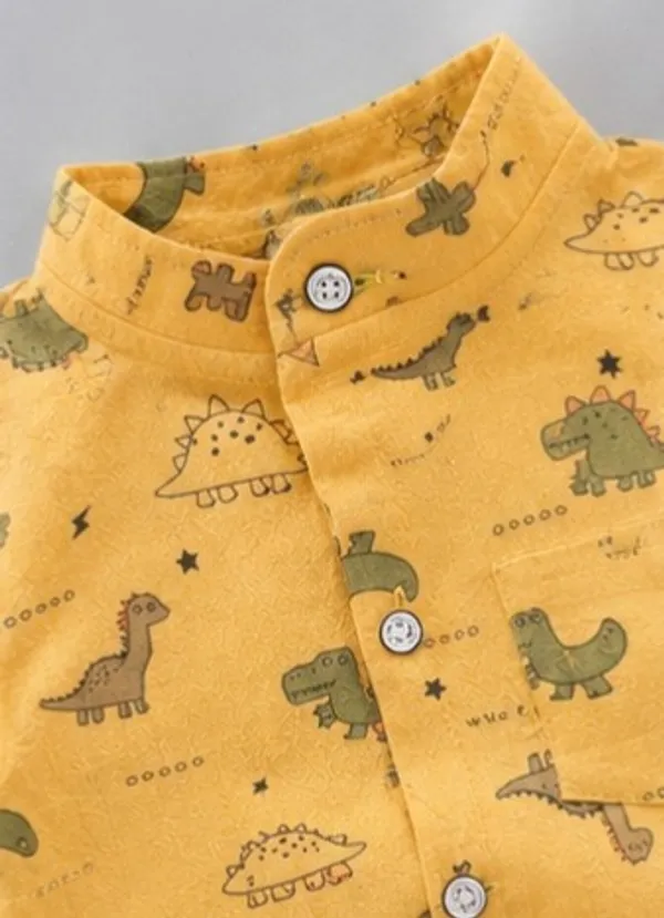 Dinosaur_Printed_Shirt_And_Shorts_(_Co-ordset_)