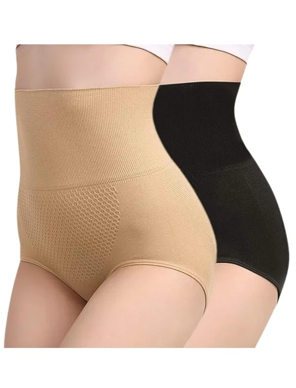 KROYWEN_4-in-1_Shaper_-_Tummy,_Back,_Thighs,_Hips_-_Black/Efffective_Seamless_Tummy_Tucker_Shapewear_Body_Shaper_Best_While/for_Gym_Yoga_Exercise_Dance_Walk_Aerobics_Jogging