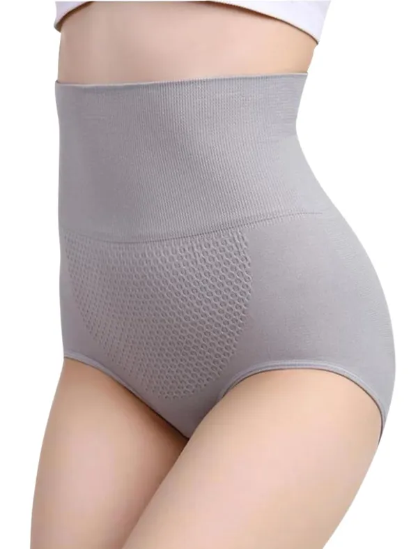 KROYWEN_High_Waist_Belly_Pants_Women_Corset_Waist_Lifting_Hip_Shaper_Pants_Plus_Size,Size(32_Till_40)_Grey