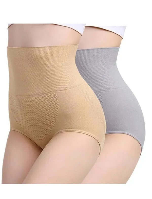 KROYWEN_4-in-1_Seamless_Tummy_Tucker_Shapewear_for_Women_|_Body_Shaper_for_Tummy,_Thighs,_and_Hips_-_Ideal_for_Gym,_Yoga,_Exercise,_Dance,_Walking,_Jogging_-_Free-Size_Shapewear_Upto_M,_L,_XL,_XXL