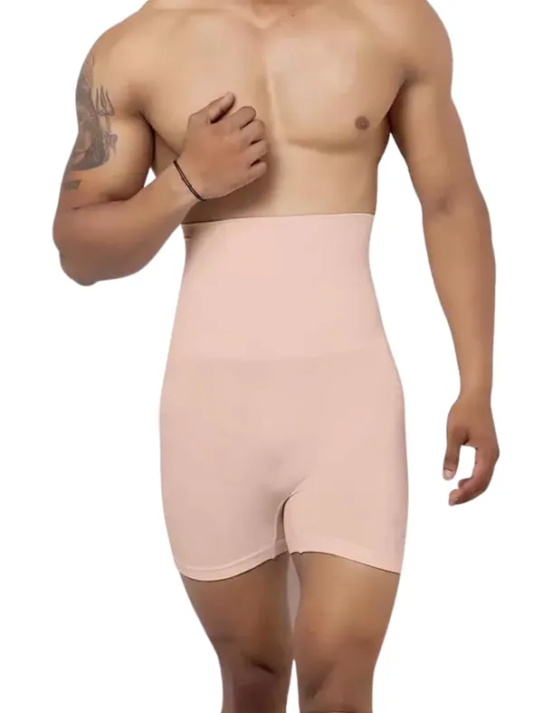 KROYWEN_Men's_Waist_Control_Belt_-_Shaping_Band_?_Waist_Trimmer_?_Body_Shaper_Abdomen_?_Men?s_Tummy_Control_?_Men?s_Shapewear_(Beige,_Free_Size)
