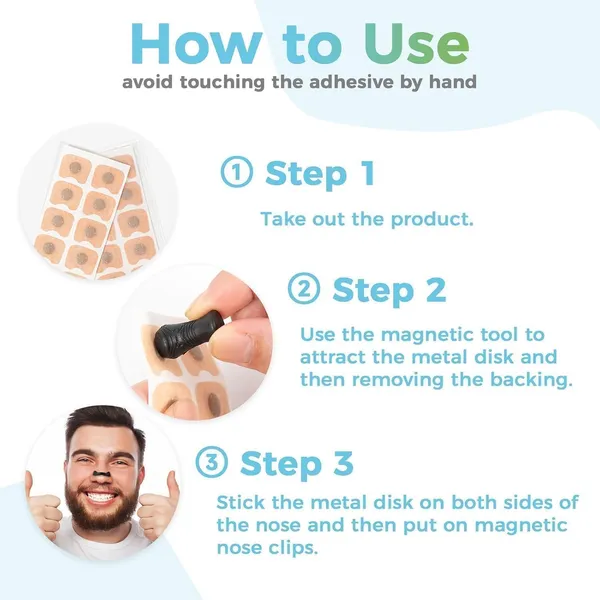 KROYWEN_Breathing_Nasal_Strip_Starter_Kit_(15_Count,_Multi)_-_Boost_Oxygen_Intake,_Reduce_Snoring,_Improve_Sleep_Quality_-_Sweat_Resistant,_Skin_Safe_Nasal_Strips_-_Extra_Strength_Snoring_Solution_Sugar_Controls_(STICKER-15)