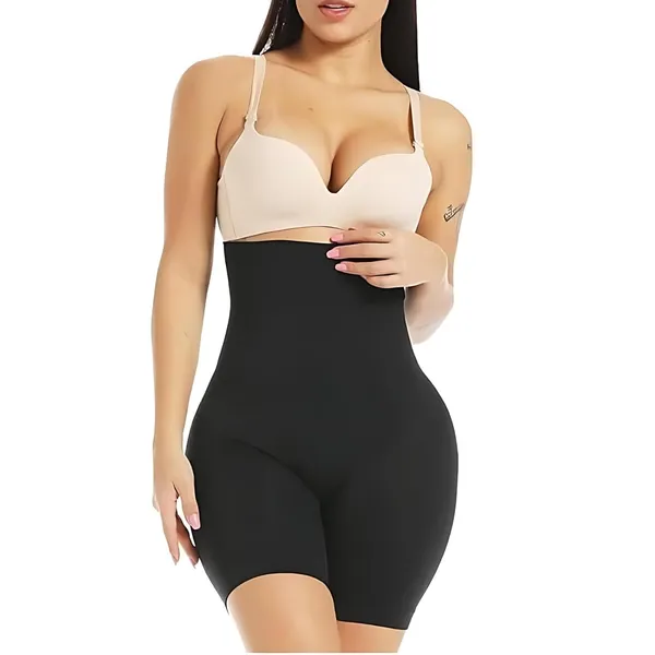 KROYWEN_Women_Waist_Shapewear_with_Anti_Rolling_Strip_Tummy_Control_Tucker_Waist_Slimming_Panties_Shapewear_Underwear_Waist_Shapewear_(Black)