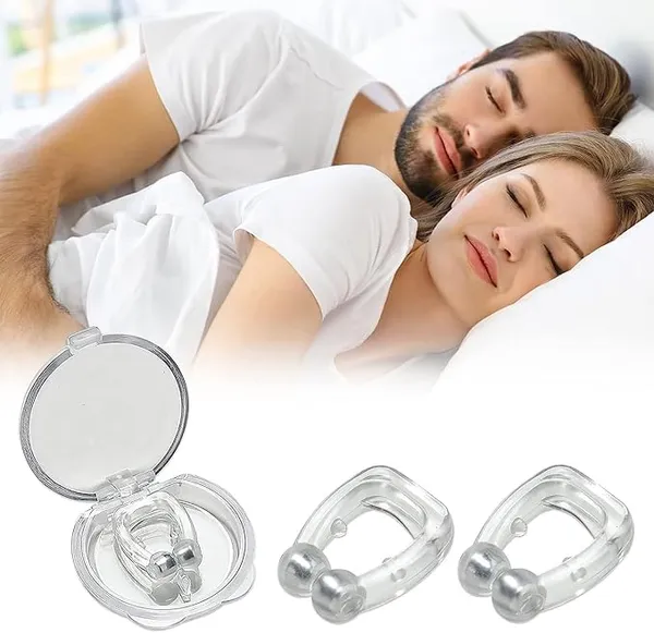 KROYWEN_Anti_Snoring_Nose_Clip_Devices_for_Men_and_Women,_Snoring_stopper,_Snore_Free_Magnetic_Nose_Clip,_Snoring_Solution,Silicone_Magnetic_Nose_Clip_Pack_of_2
