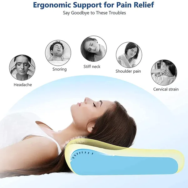 kroywen_Memory_Foam_Pillow,Orthopedic_Pillow_for_Neck_Pain_Cervical_Contour_Memory_Foam_Pillow,Orthopedic_Pillow_for_Neck_Pain,Orthopedic_Contour_Pillow_Support_(White)