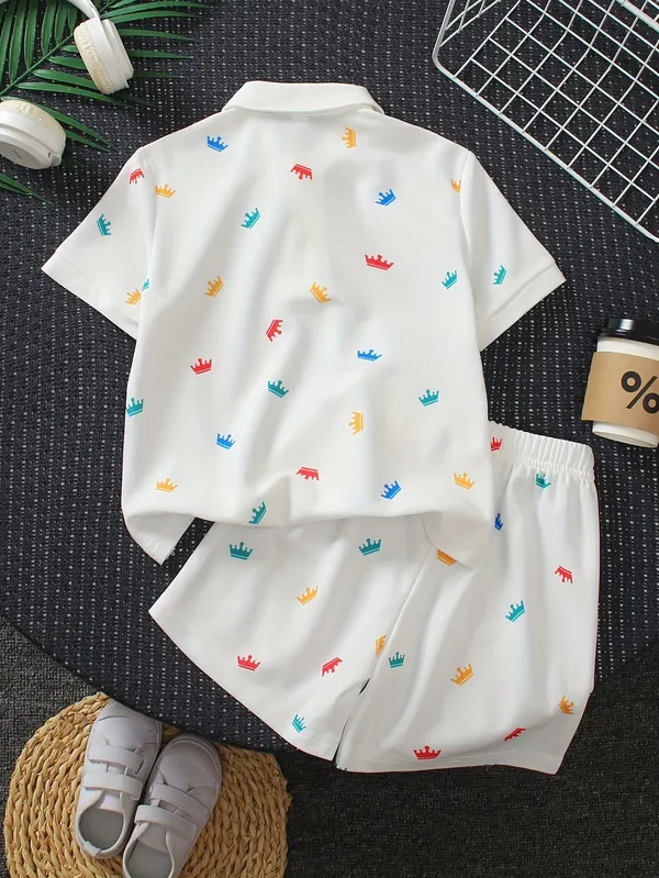 Premium_Crown_Print_Kids_Polo_T-Shirt_&_Matching_Shorts_|_Trendy_2-Piece_Co-Ord_Set_|_Smart_Casual_Kids_Outfit_👑✨”_