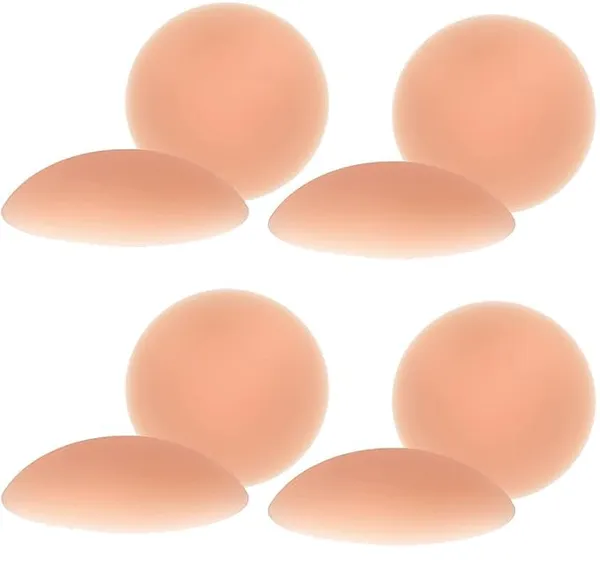 KROYWEN_Women's_Reusable_Nipple_Cover_Silicone_Breast_Petals_Lightly_Pad_Adhesive_Thin_Pasties_Skin_Freesize_(Beige,_4)