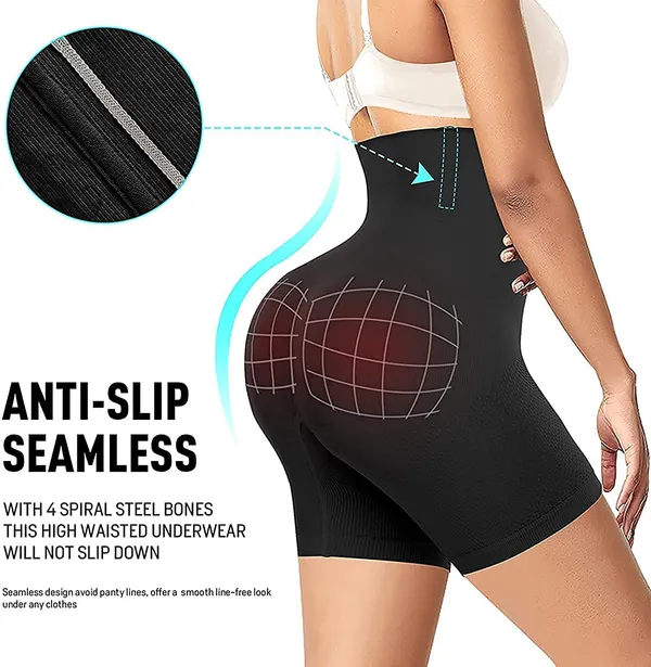 KROYWEN_Women's_Tummy_Shaper/Body_Shaper_(Women's_get_a_New_Look)(Free_Size)_Body_shepar_(Black)