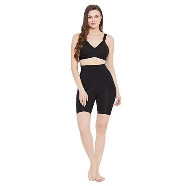 KROYWEN_Women's_Spandex_&_Nylon_Waist_Shapwear_Black