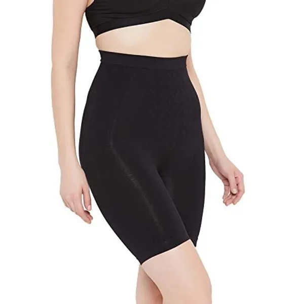 KROYWEN_Women's_Spandex_&_Nylon_Waist_Shapwear_Black