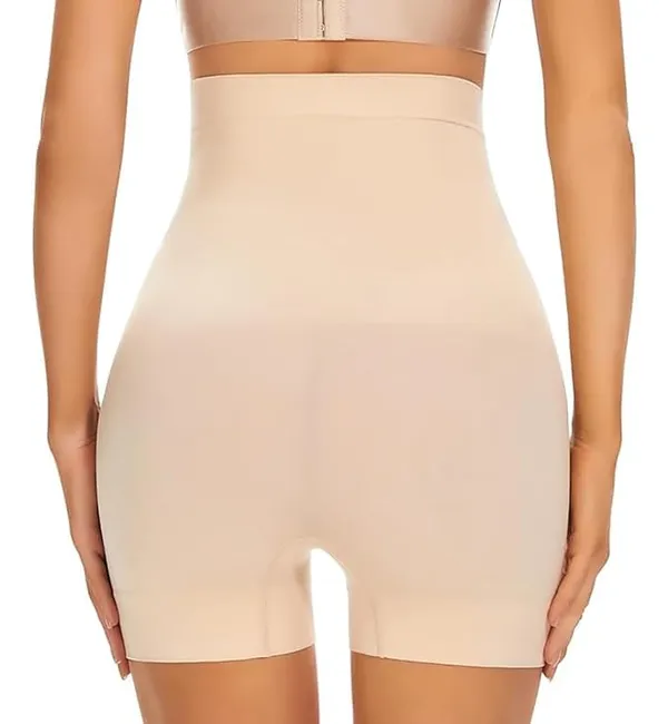 KROYWEN_Women's_Tummy_Tucker_High_Waist_Shapewear_with_Anti_Rolling_Strip_Panties_(Free-Size)_(Waist_Size_Fits_:_32_to_38_Inch)_(Combo)