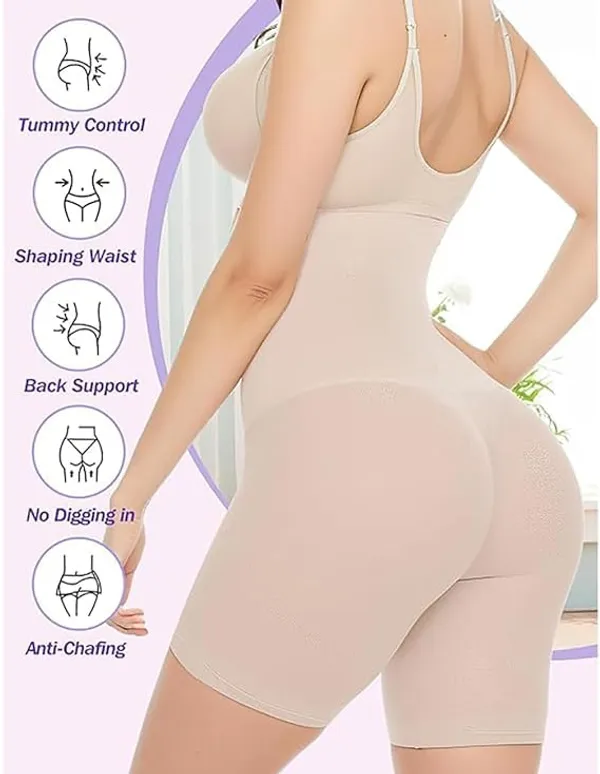 KROYWEN_Tummy_Tucker_Body_Shaper_|_Shapewear_Pant_|_Thigh_Shaper_for_Women_(Skin_&_Skin)