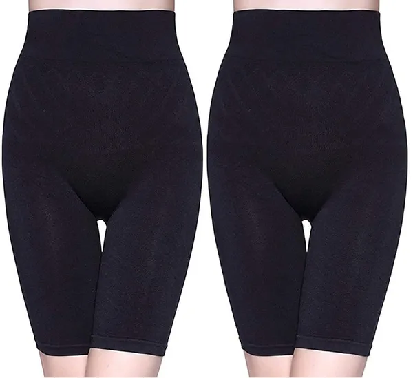 KROYWEN_Womens_Underwear_Cotton_Hipster_Panties_Mid_Rise_Regular_&_Plus_Size_(Black_&_Black)