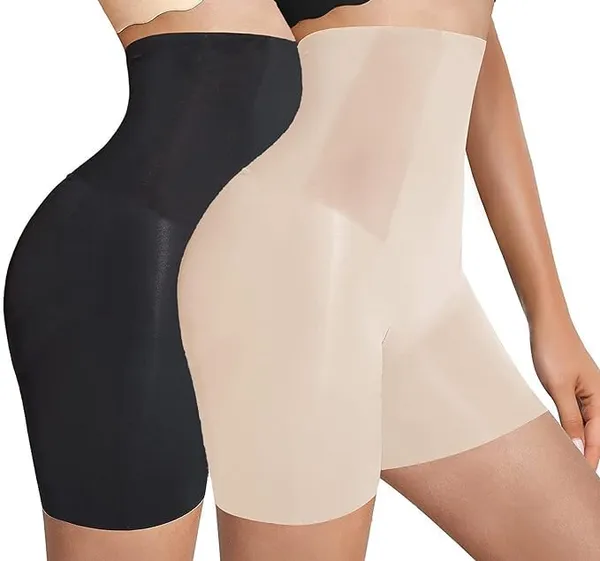 KROYWEN_Shapewear_for_Women,_Tummy_Tucker_Women,_Full_Body_Shapewear_Women,_Tights_for_Women,_Shapewear_Dress_for_Tummy,_Body_Shaper,_Innerwear_for_Women_(Beige,Black)