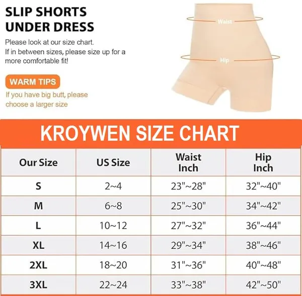 KROYWEN_Shapewear_for_Women_High_Waist_Tummy_Tucker_Women_Shapewear_Skin_Color_Body_Shaper_for_Women_for_Belly_Control_(Beige,_2XL)