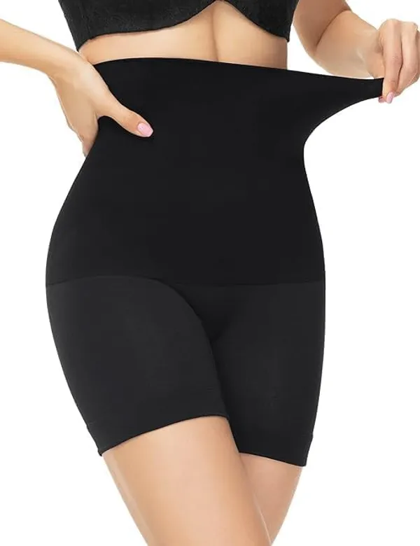 KROYWEN_Tummy_Control_Shapewear_Shorts_for_Women_High_Waisted_Body_Shaper_(Black,_3XL)