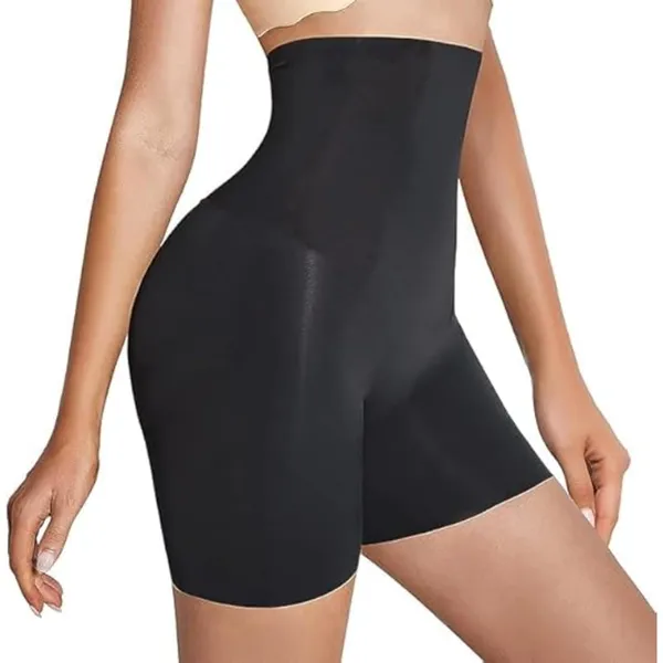 ZOYESHA_Women's_High_Waist_Tummy_Tucker_with_Anti_Rolling_Strips_Shapewear,Tummy_Shaper_and_Comfortable_|_Seamless_Underwear_Waist_Shapewear_|_Invisible_Shaping_Shorts_High_Waisted_Body_Shaper_Black