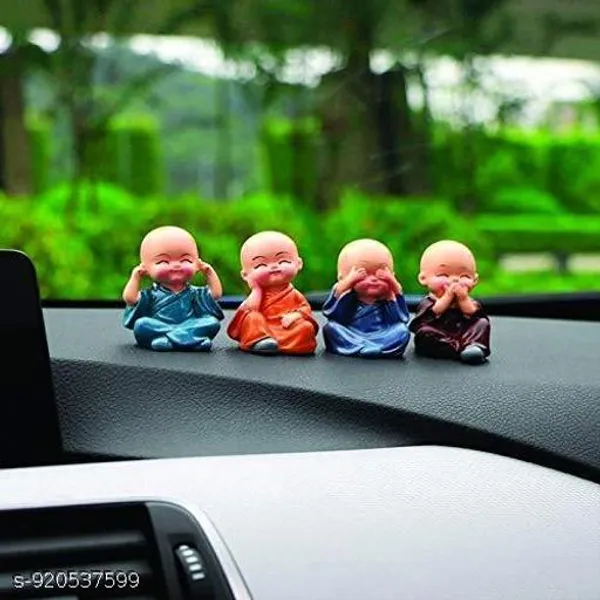 Mini_Monk_Figurines_Set_Of_4_Cute_Baby_Monk_Showpieces_For_Home_Decor_Car_Dashboard_And_Other