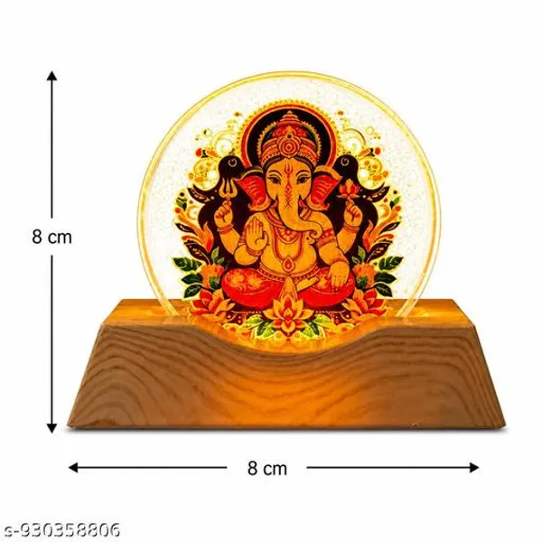 Ganpati_Led_Acrylic_Night_Lamp_With_Wooden_Base_Usb_Decorative_Light
