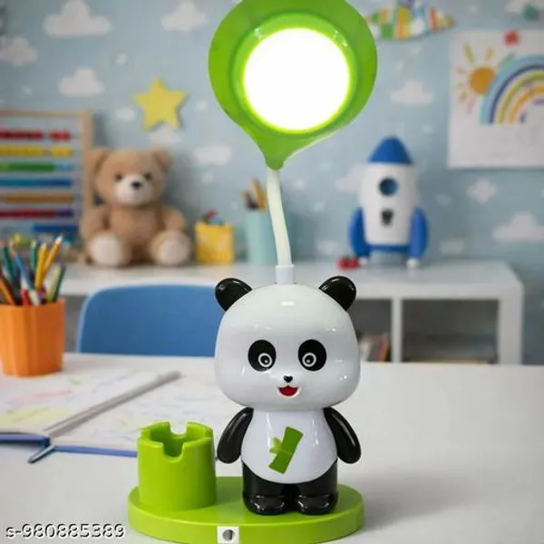 Cute_Panda_Led_Desk_Lamp_With_Pen_Holder_Usb_Rechargeable_Study_Light