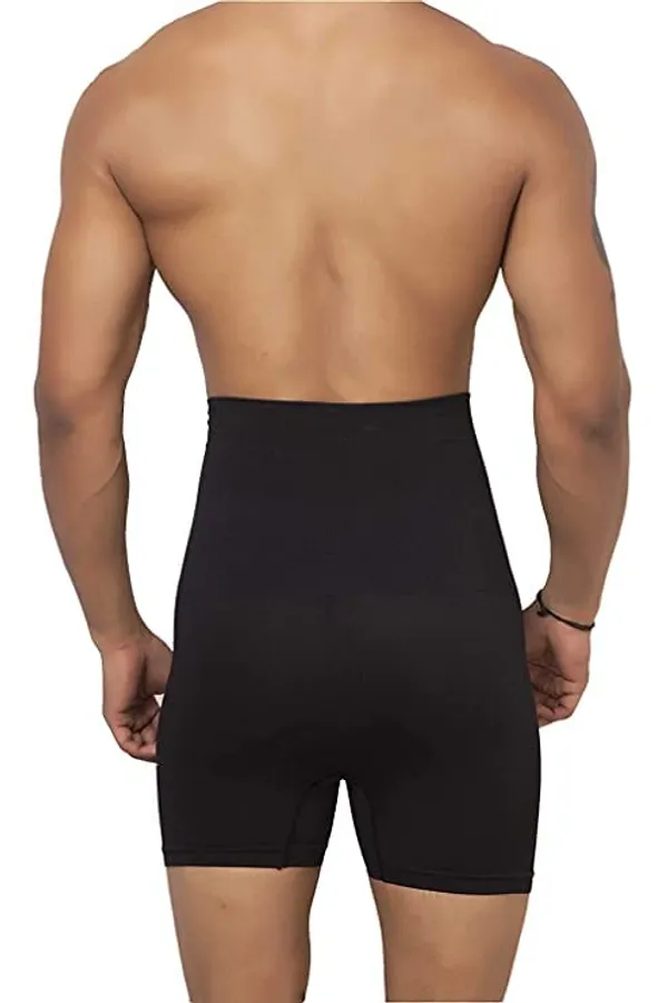 KROYWEN_Men_Black_Tummy_Tucker_High_Waist_Shaper_Boxer_Brief,_1_PC
