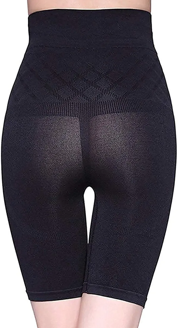 KROYWEN_Women_Tummy_Control_Shapewear,_4-in-1_Shaper_-_Tummy,_Back,_Thighs,_HIPS_for_Gym_Yoga_Exercise_Dance_Walk_arobics_Jogging_(Free-Size)_(Best_Fits_Upto_32_to_38_Waist_Size_Beige