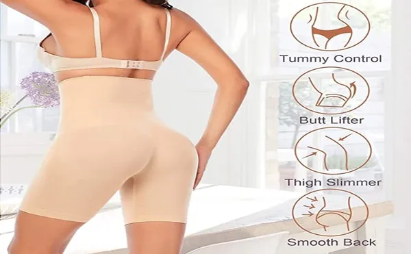 KROYWEN_Women's_Shine_Body_Shaper_Tights_&_Tummy_Shapewear_Beige