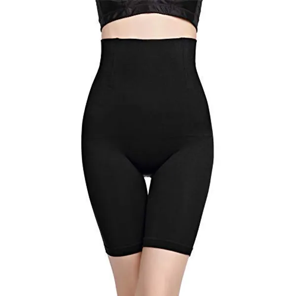 KROYWEN_Women_Waist_Trainer_Shapewear_Tummy_Control_Body_Shaper_Shorts_Hi-Waist_Butt_Lifter_Thigh_Slimmer_Beige