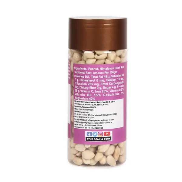 Premium_Quality_Pea_Nut_Roasted_In_Rock_Salt_300G_Pack_Of_1_For_Snacks