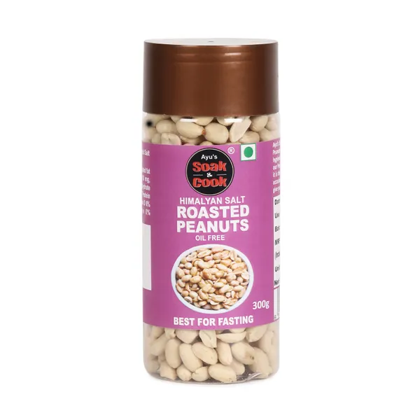 Premium_Quality_Pea_Nut_Roasted_In_Rock_Salt_300G_Pack_Of_1_For_Snacks