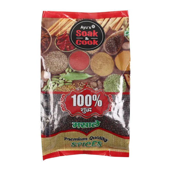 Premium_Quality_Mustard_Seed_Whole_Black_Small_Rai_200G_Pack_Of_2_For_Cooking