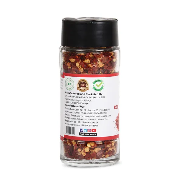 Premium_Quality_Red_Chilli_Flakes_40G_Pack_Of_3_For_Cooking