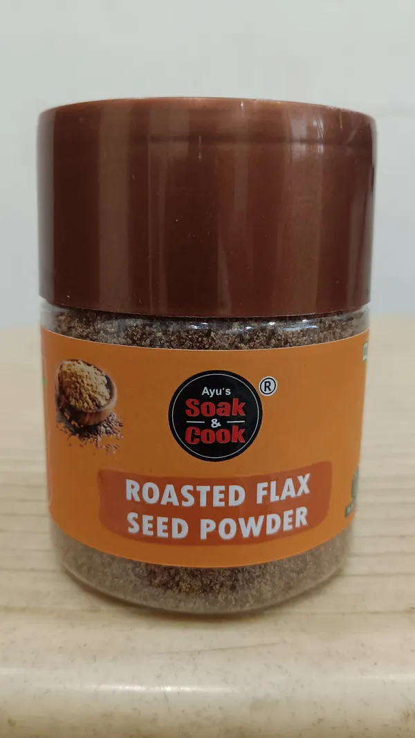 Premium_Quality_Roasted_Flax_Seed_Powder_100G_Pack_Of_2_For_Cooking